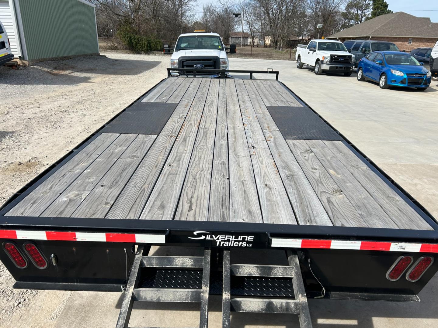 2022 BLACK EAST TEXAS TRAILER FLATBED (58SBF2021NE) , located at 17760 Hwy 62, Morris, OK, 74445, 35.609104, -95.877060 - 2022 EAST TEXAS TRAILER IS 20X8 FT. INCLUDES RAMPS DUAL AXLE GVWR 14,000 LB TITLE IN HAND $6,900 CALL RUSS OR JONA AT 918-733-4887 - Photo#6